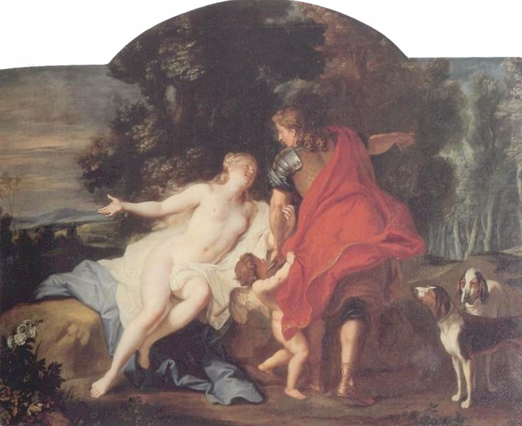 Vénus et Adonis par Louis de Silvestre