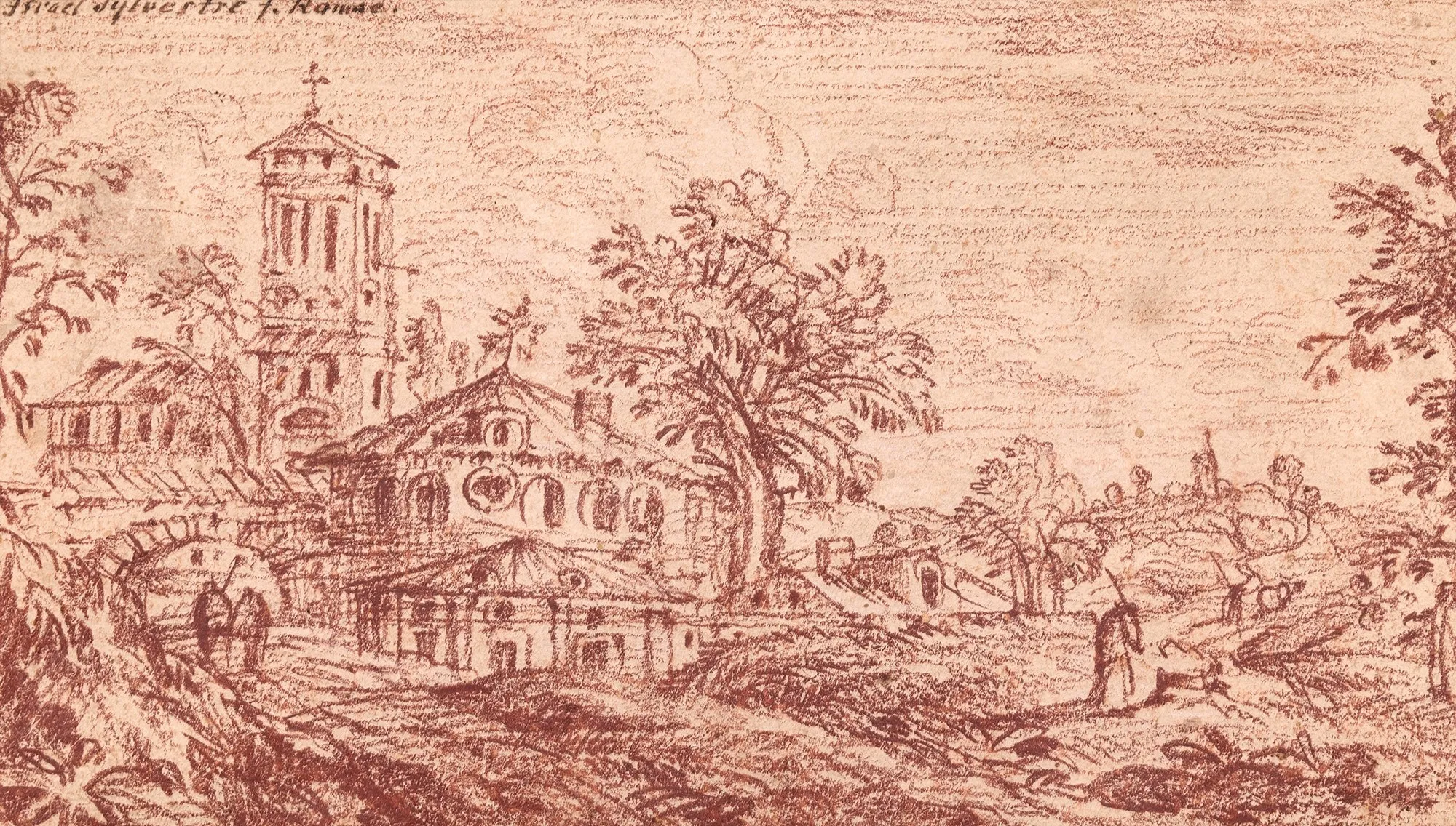 Nicolas-Charles Silvestre : Vue de Rome