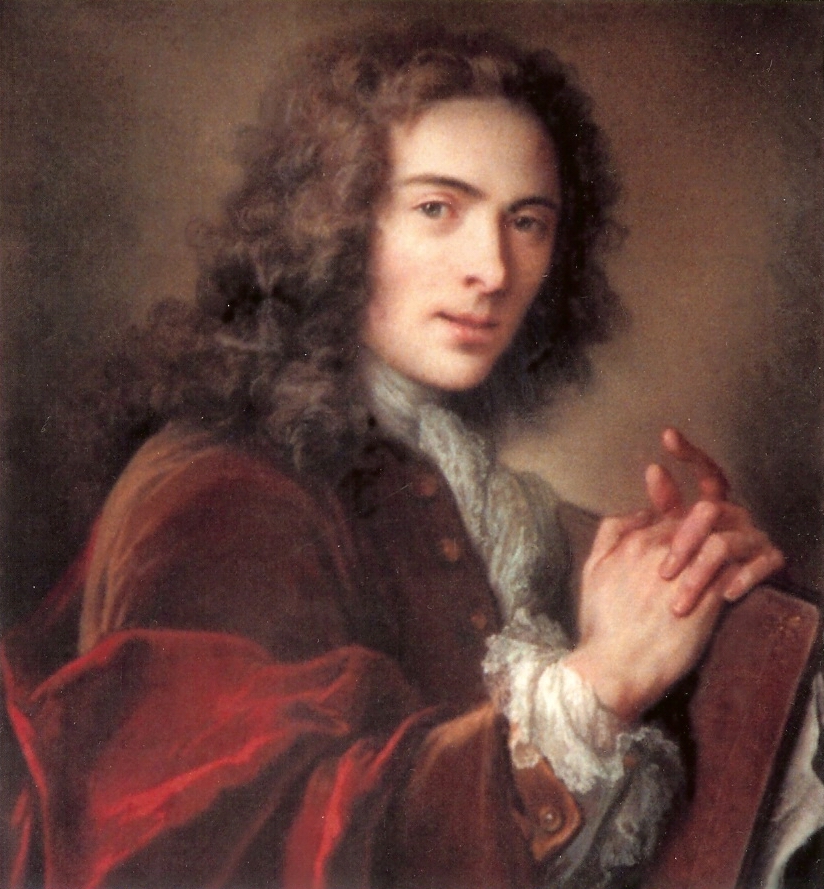 Nicolas Charles de Silvestre 1699 - 1767Pastel par Charles Antoine Coypel