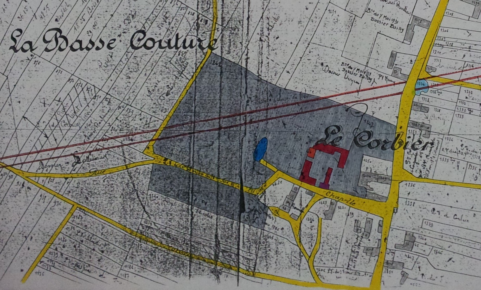 Logement1792 -  Le Corbier, Jouy le Châtel (77) Augustin-François de Silvestre, Edouard de Silvestre, Franz de Silvestre.