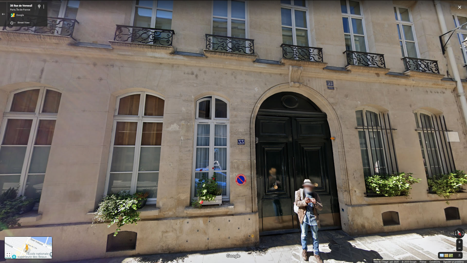 Logement1851 -  33 rue de Verneuil, ParisÉdouard de Silvestre. 