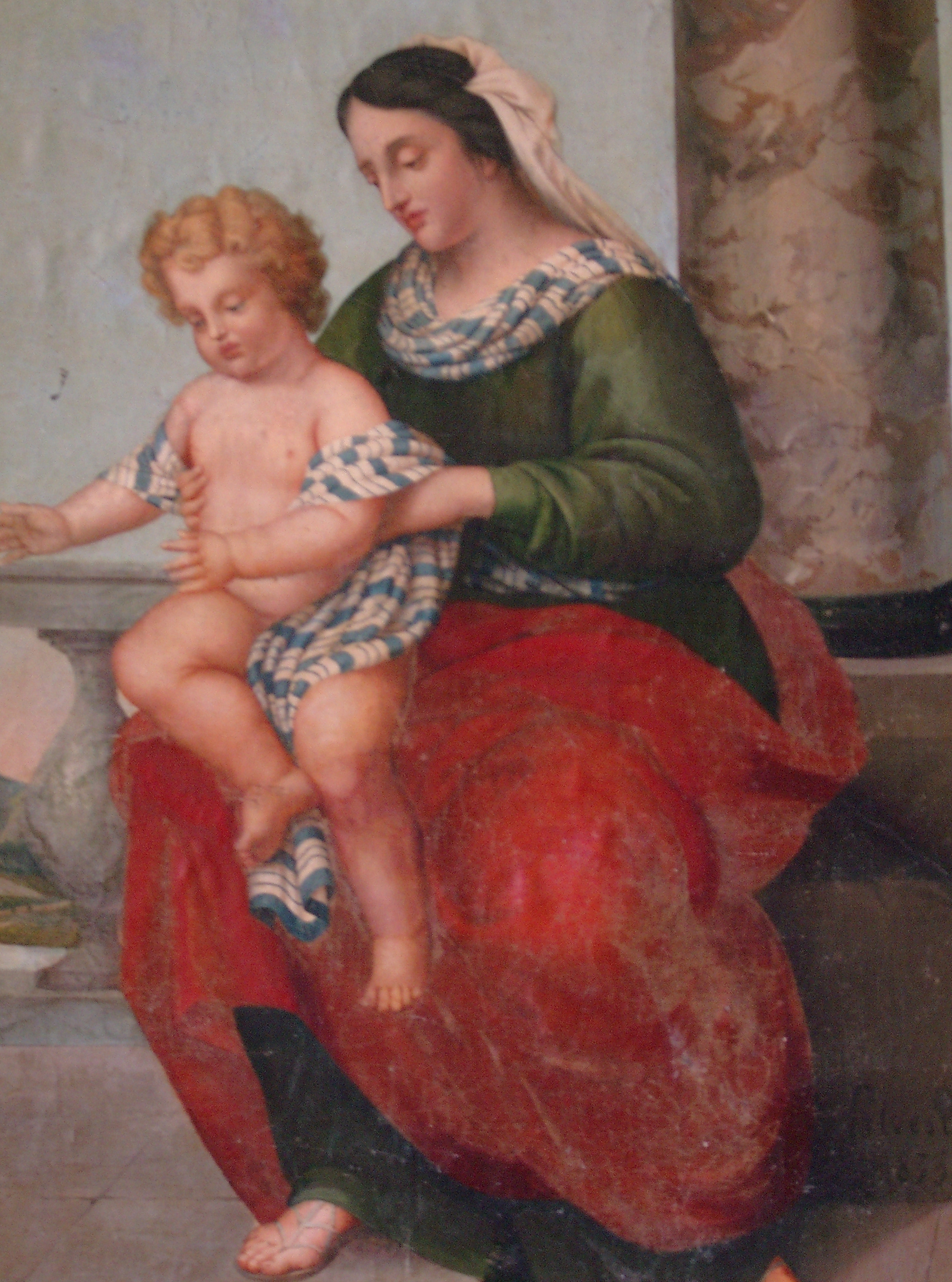 Vierge à l'enfantCette toile signée «Silvestre 1833», est installée dans l'église de Morgny la Pommeraye.
 
 