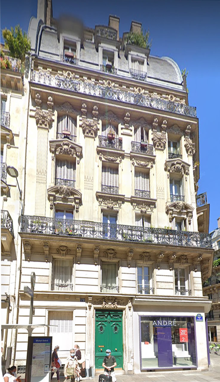 Logement1881 -  72, rue de Rennes, ParisÉdouard de Silvestre. 