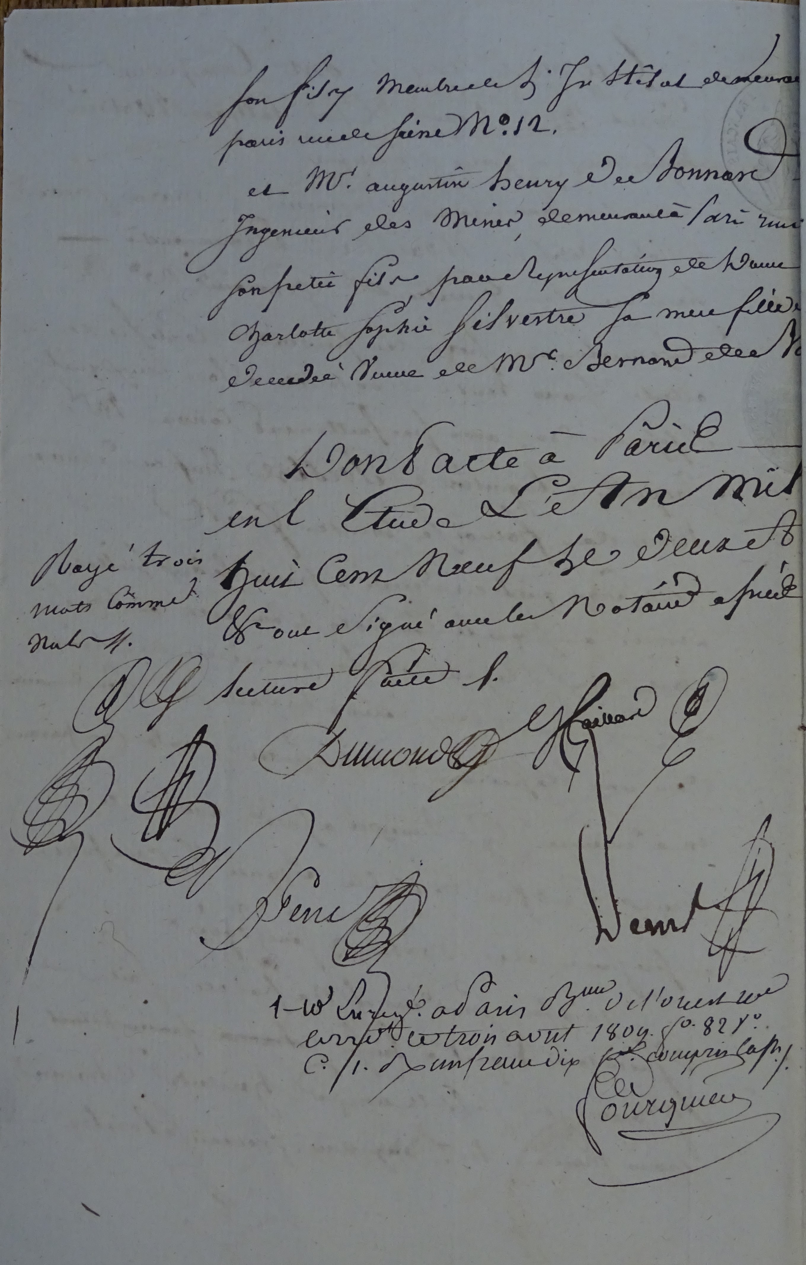  Acte de décès et notoriété - Jacques-Augustin de Silvestre - Notoriété - Page 2