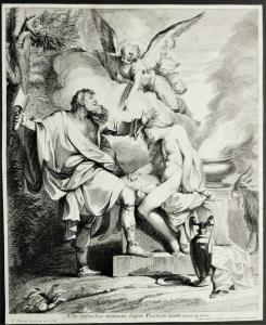 Le sacrifice d’Abraham par Charles-François Silvestre