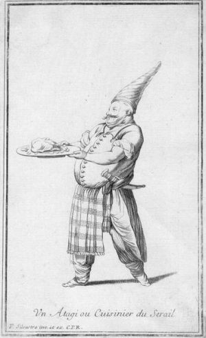 Un Atagi ou cuisinier du sérail par Charles-François Silvestre