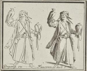 Dogangi ou fauconnier du Grand Sérail par Charles-François Silvestre