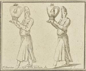 Tulbantar aga porte turban du Grand Sérail par Charles-François Silvestre