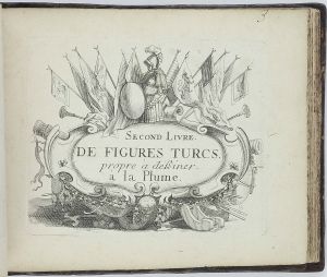 Second Livre de Figures Turcs propre à dessiner à la plume par Charles-François Silvestre