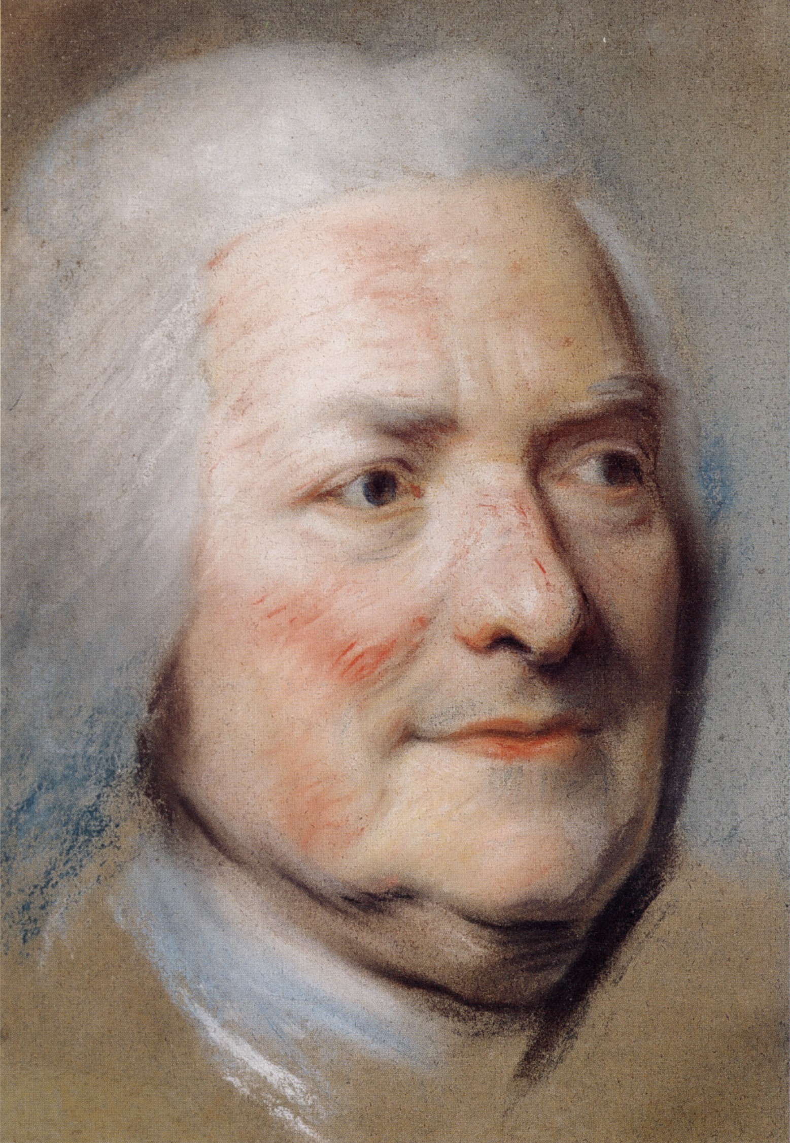 Louis de Silvestre par Maurice Quentin La Tour - 1753 (étude)Pastel 305x206Musée des Beaux Arts, Orléans - INV 91-36-1