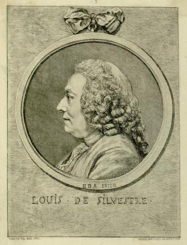 Louis de Silvestre par Henri Watelet d'après Nicolas Cochin